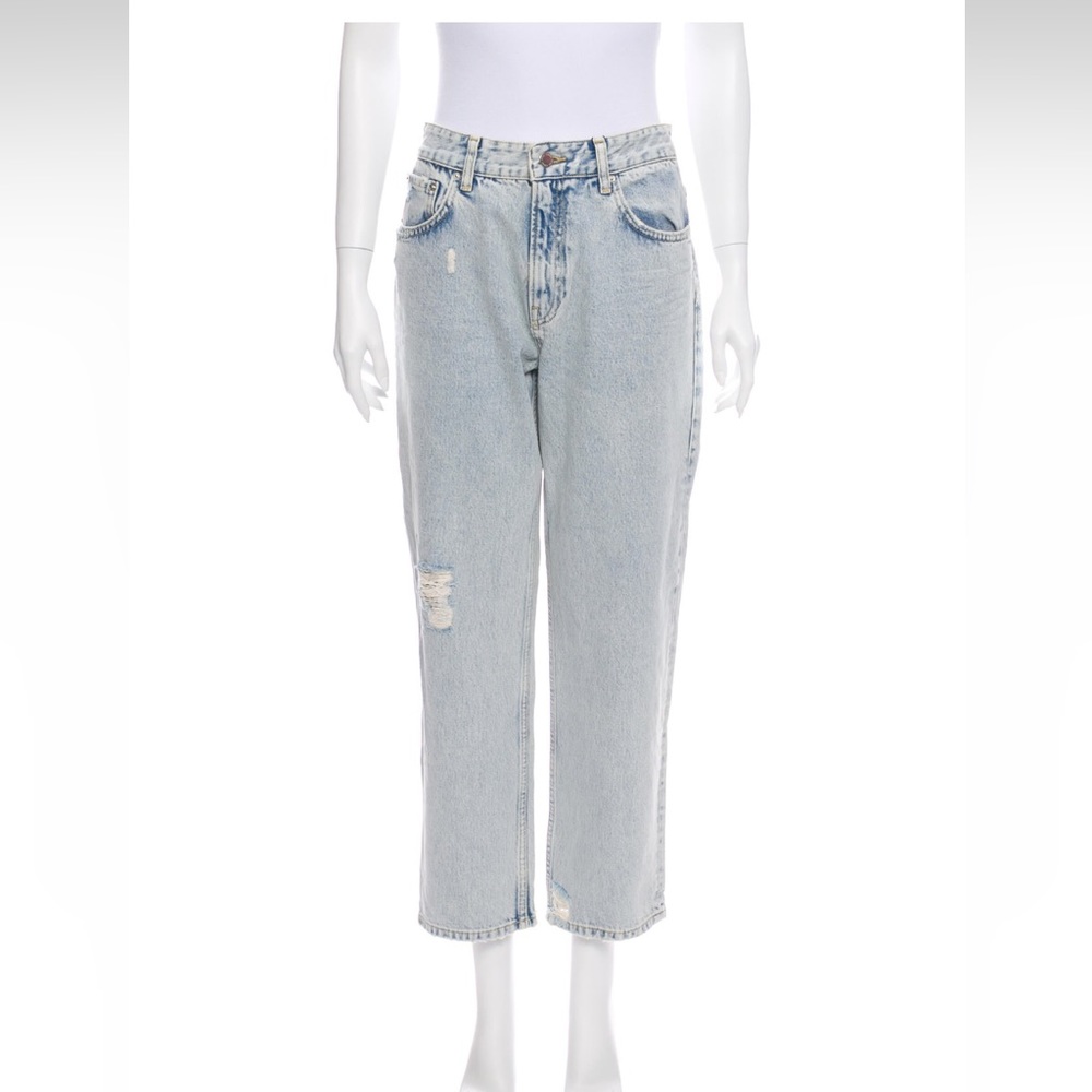 Anine Bing high-rise straight leg jean